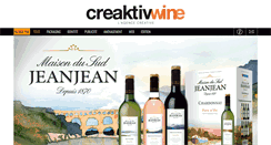 Desktop Screenshot of creaktiv-wine.com