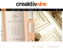 Tablet Screenshot of creaktiv-wine.com